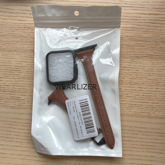 Leather watch band for Apple Watch size series 1-5 - Picture 2 of 4